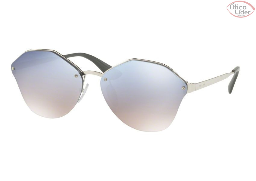 Prada PR 64ts 1bc 5r0 66 Metal Prata / Espelhado Degradê