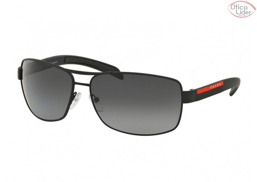 Prada PS 54is dg0 5w1 65 Linea Rossa Polarizado Metal Preto