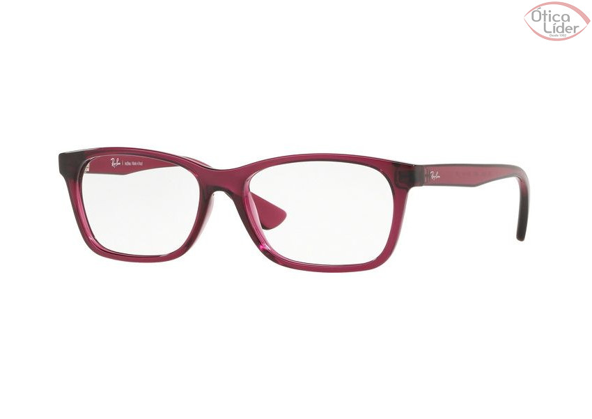 Ray-Ban RX1581l 3682 50 Infantil Acetato Roxo Transparente