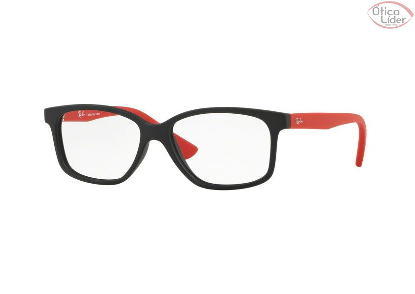 Ray-Ban RY1583l 3603 48 Infantil Acetato Preto / Vermelho