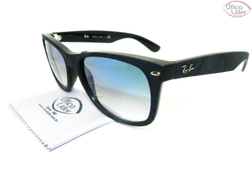 Ray-Ban RB 2132 6242/3f 58 New Wayfarer Acetato Preto Texturizado