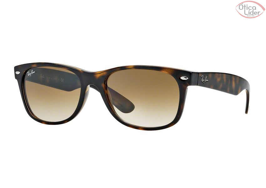 Ray-Ban RB 2132 710/51 58 New Wayfarer Tartaruga Marrom Degradê