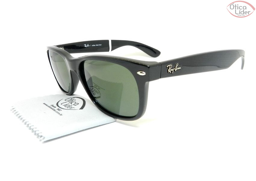 Ray-Ban RB2132ll 901l 55 New Wayfarer Acetato Preto