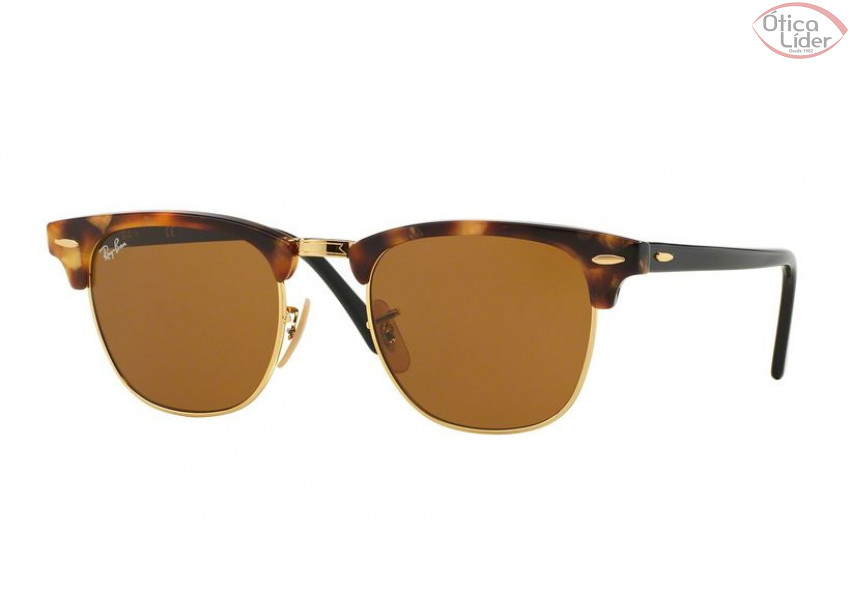 Ray-Ban RB 3016 1160 51 Clubmaster Mesclado/Preto