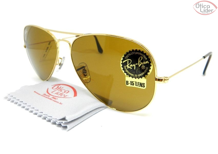 Ray-Ban RB3025 001/33 62 Aviador Metal
