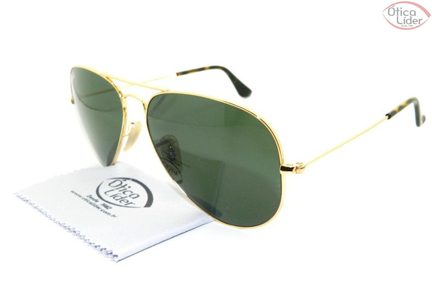 Ray-Ban RB 3025 181 58 Aviador Metal Dourado g15