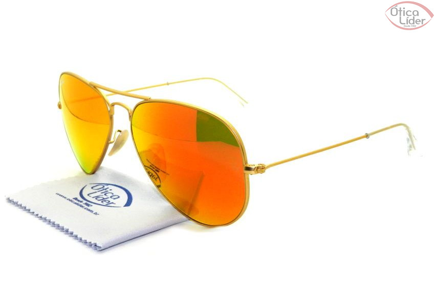 Ray-Ban RB 3025L 112/69 58 Aviador Metal Dourado