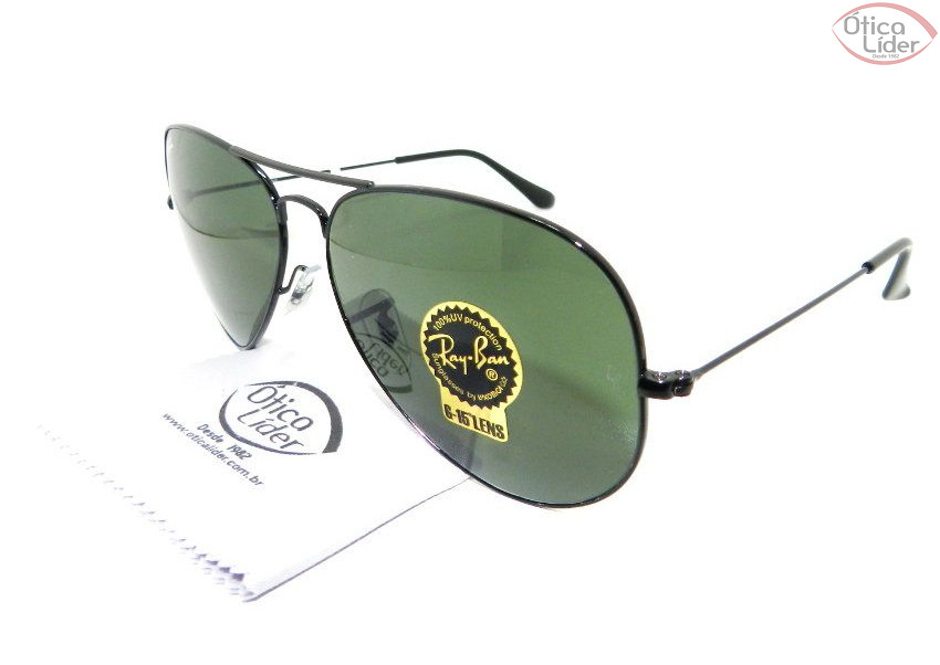 Ray-Ban RB3026l l2821 62 Aviador Metal Preto