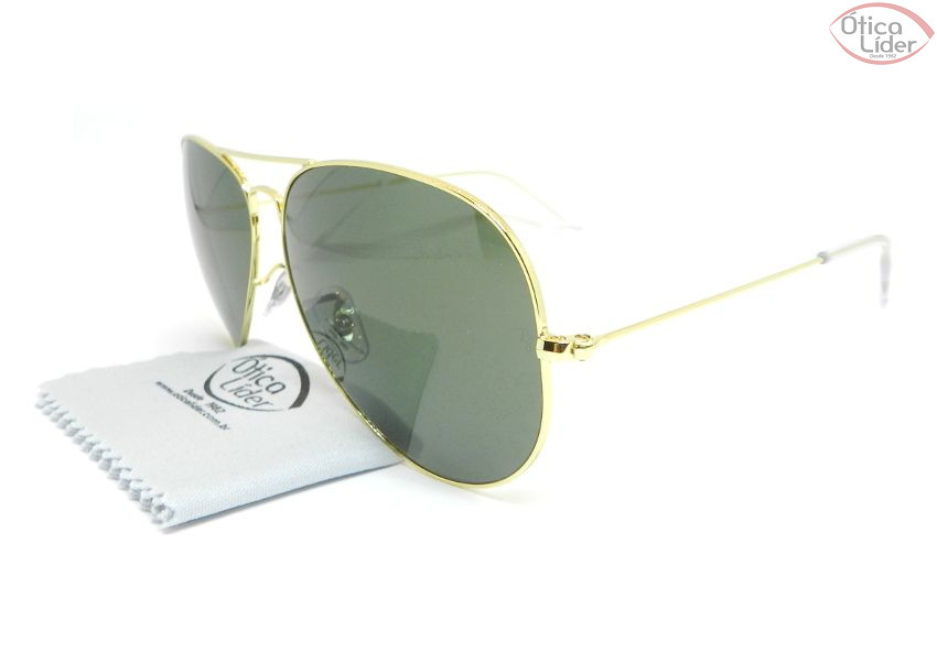 Ray-Ban RB3026l l2846 62 Aviador Metal Dourado 