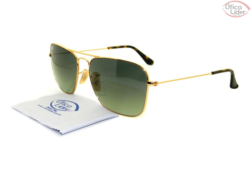 Ray-Ban RB 3136 181/71 58 Caravan Metal Dourado