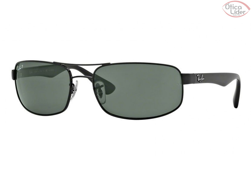 Ray-Ban RB 3445 002/58 61 Metal / Acetato Preto Polarizado