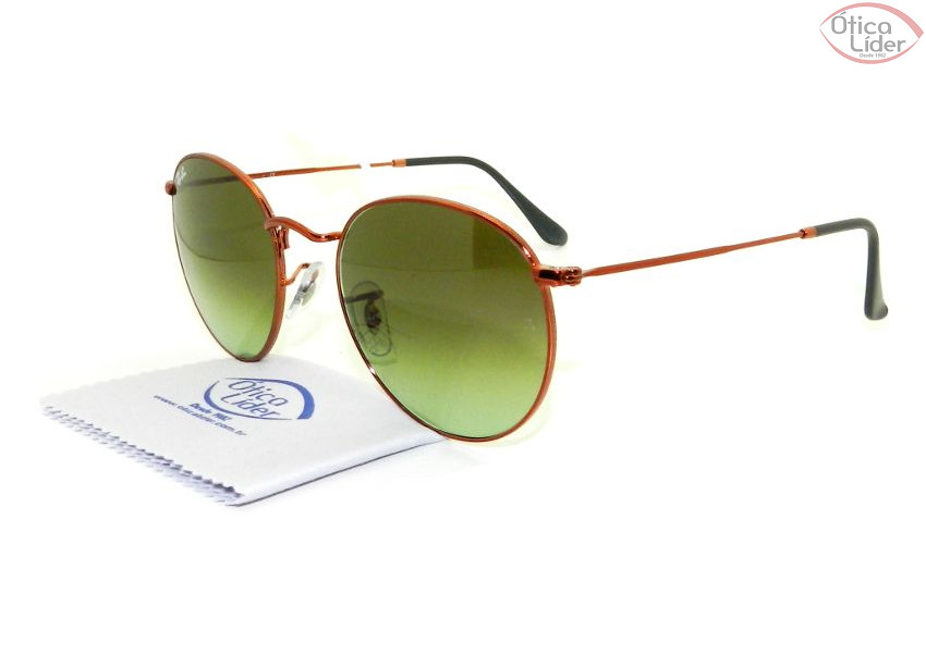 Ray-Ban RB3447 9002/a6 53 Round Metal Bronze