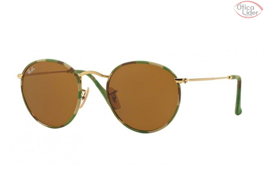 Ray-Ban RB 3447jm 169 50 Round Metal Camuflado