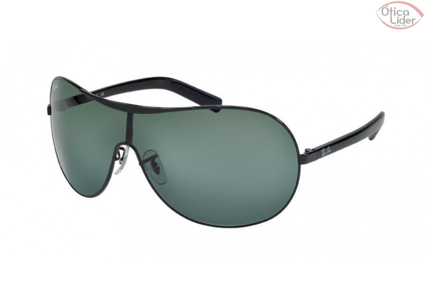 Ray-Ban RB3455l 002/71 65 Máscara Metal Preto