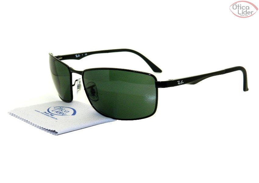 Ray-Ban RB3498 002/71 64 Metal / Acetato Preto
