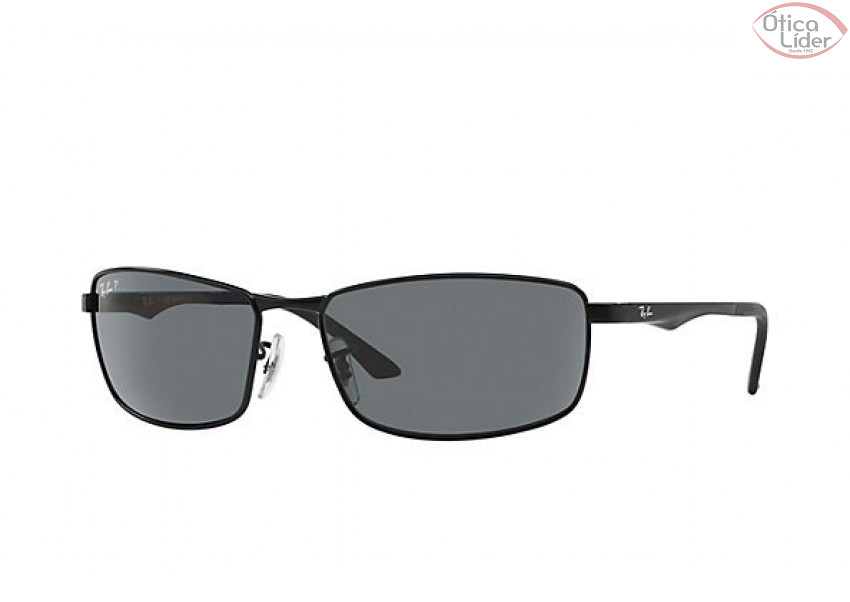 Ray-Ban RB3498 006/81 64 Metal Preto Polarizado