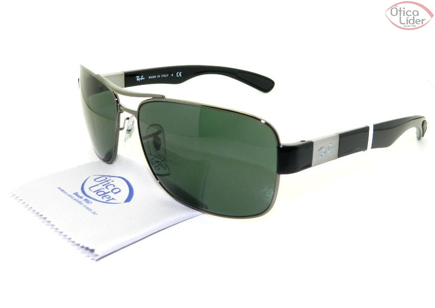 Ray-Ban RB3522 004/71 64 Metal Grafite / Preto