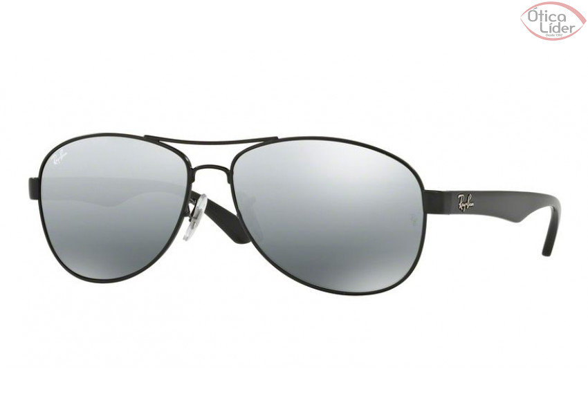 Ray-Ban RB 3525l 006/88 59 Metal / Acetato Preto Espelhado