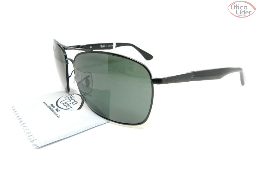 Ray-Ban RB3531l 006/71 64 Metal Preto / Acetato