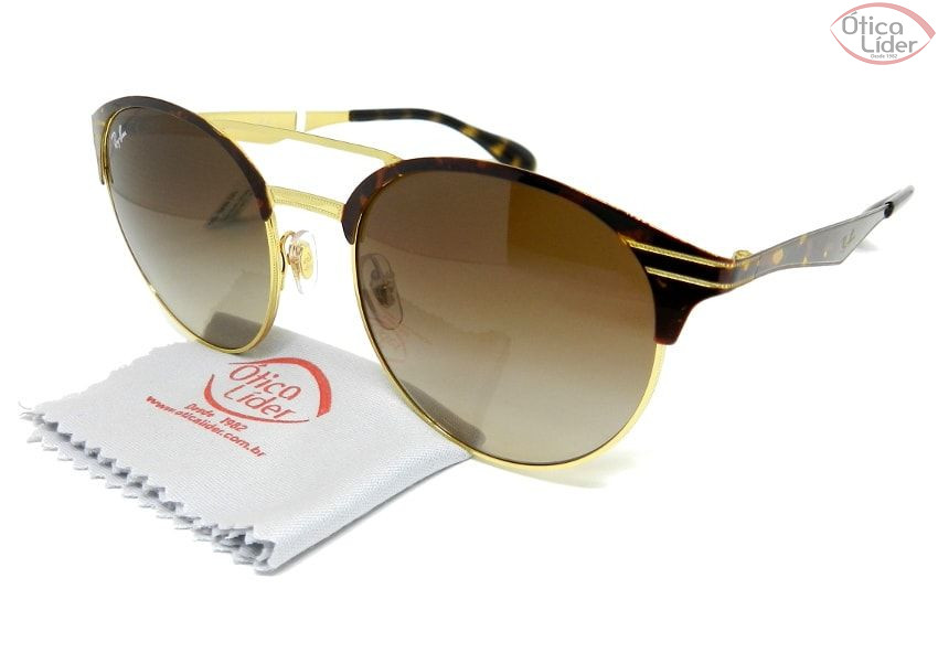 Ray-Ban RB3545 9008/13 54 Metal Mesclado / Dourado