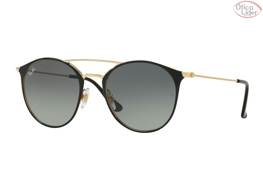 Ray-Ban RB3546 187/71 52 Metal Preto / Dourado