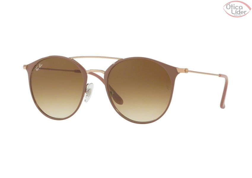 Ray-Ban RB 3546 907151 52 Acetato Marrom / Metal Dourado