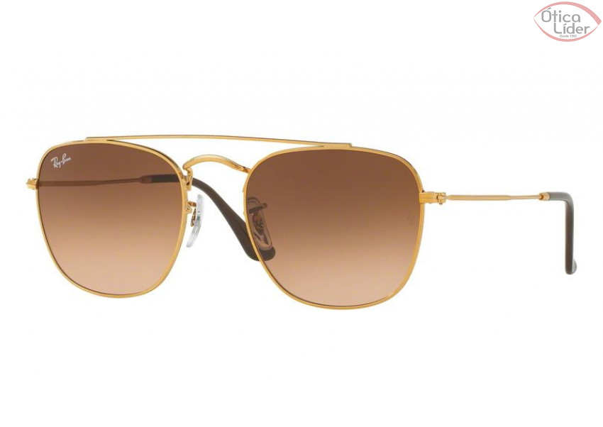 Ray-Ban RB3557 9001/a5 54 Metal Light Bronze Marrom Degradê