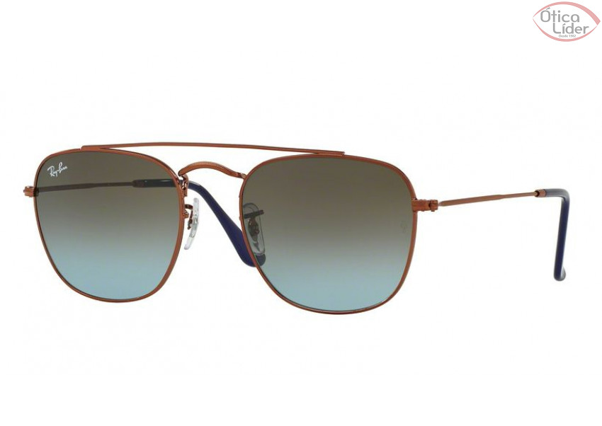 Ray-Ban RB 3557 9003/96 54 Metal Bronze Azul Degradê