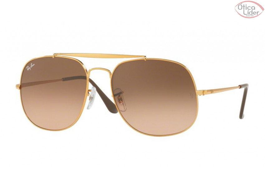 Ray-Ban RB 3561 9001/a5 57 General Metal Dourado