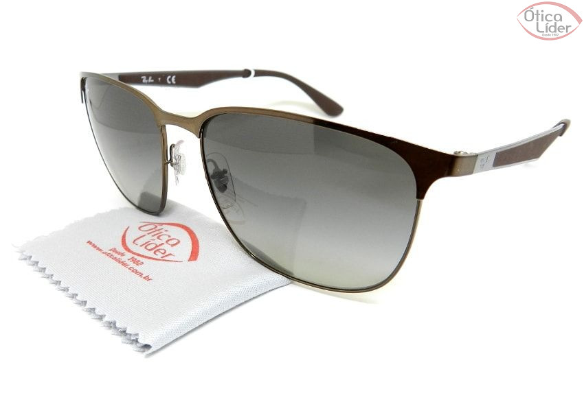 Óculos de Sol Ray-Ban RB3569 121/11 59 Metal Bronze / Prata