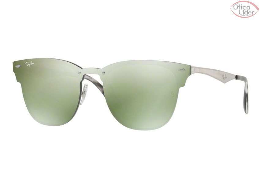 Ray-Ban RB 3576n 042/30 41 Blaze Metal Marrom Lente Verde Espelhada