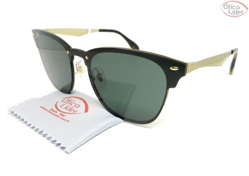 Ray-Ban RB 3576n 043/71 47 Blaze Metal Preto / Dourado