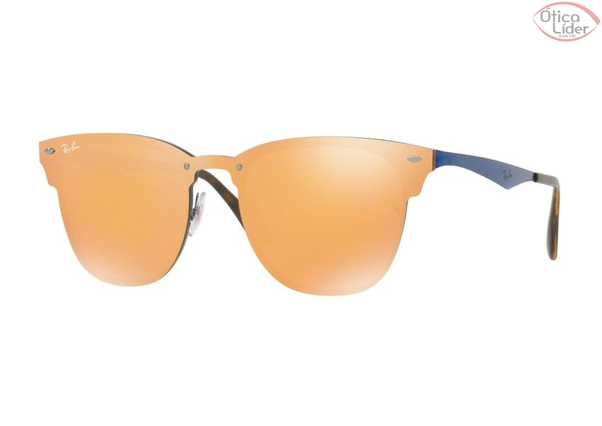 Ray-Ban RB 3576n 90377j 41 Blaze Azul / Laranja Espelhado