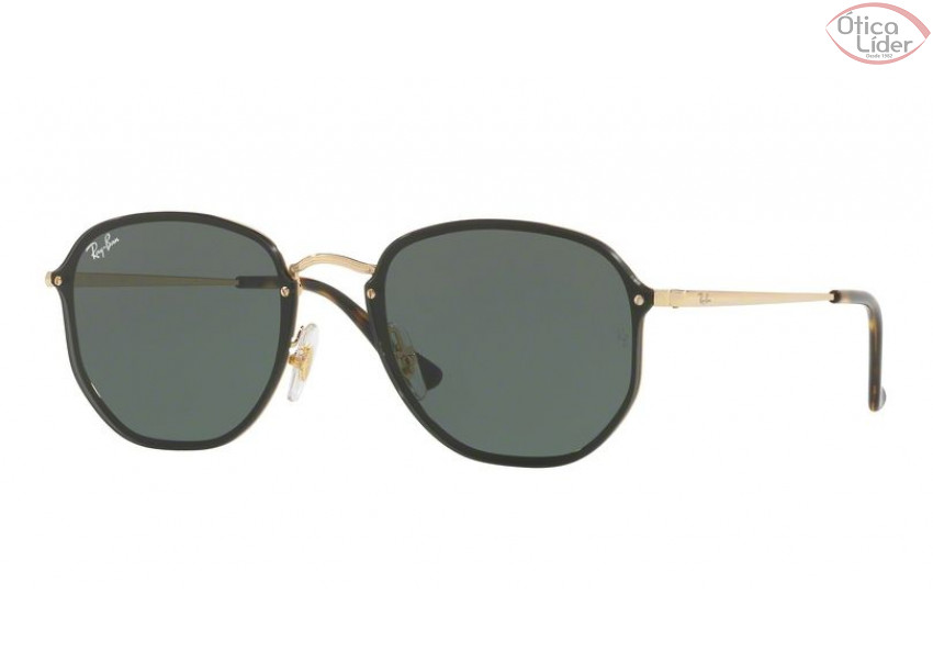 Ray-Ban RB 3579n 001/71 58 Blaze Metal Dourado Verde G15