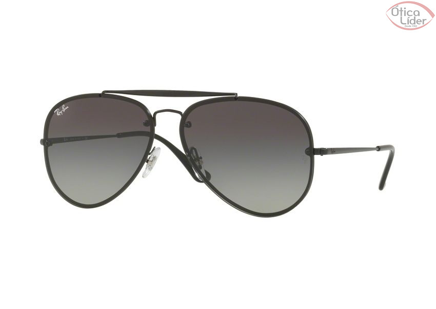 Ray-Ban RB 3584n 153/11 61 Blaze Aviador Metal Preto