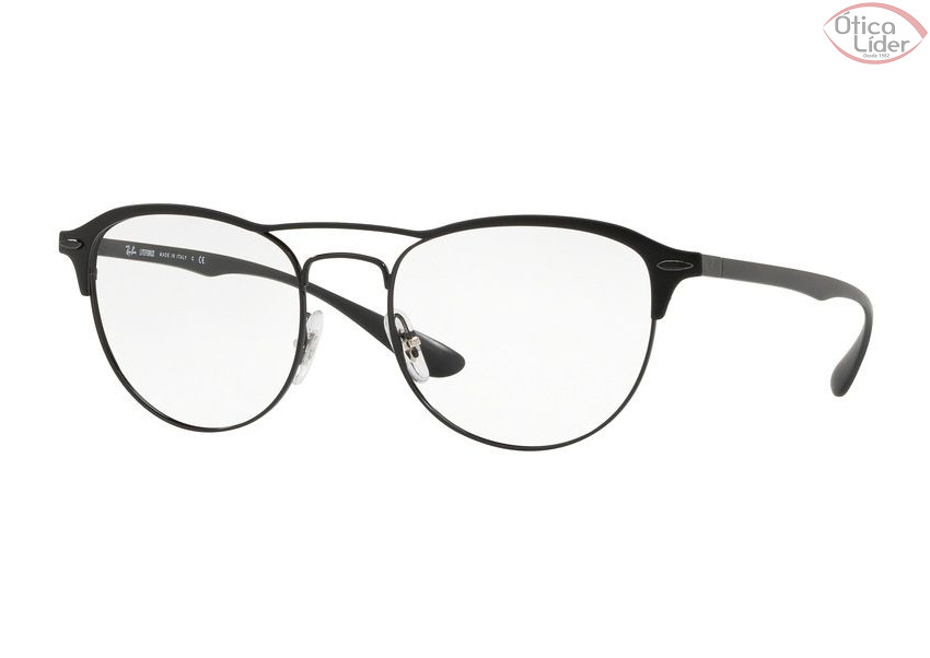 Ray-Ban RX3596v 2995 54 Liteforce Preto Fosco Redondo