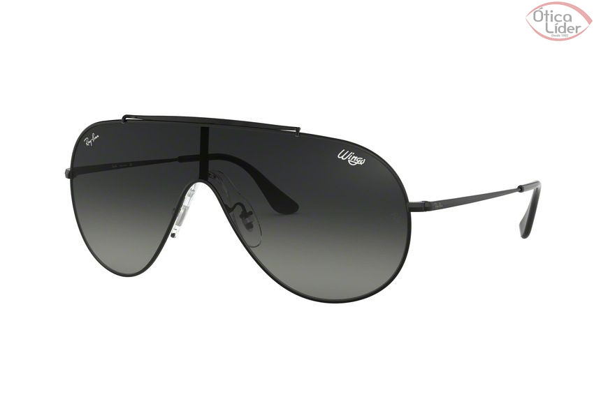 Ray-Ban RB3597 002/11 33 Wings Máscara Metal Preto