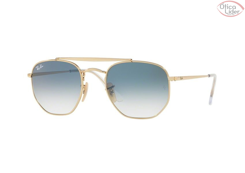 Ray-Ban RB 3648 001/3f 54 Marshal Metal Dourado