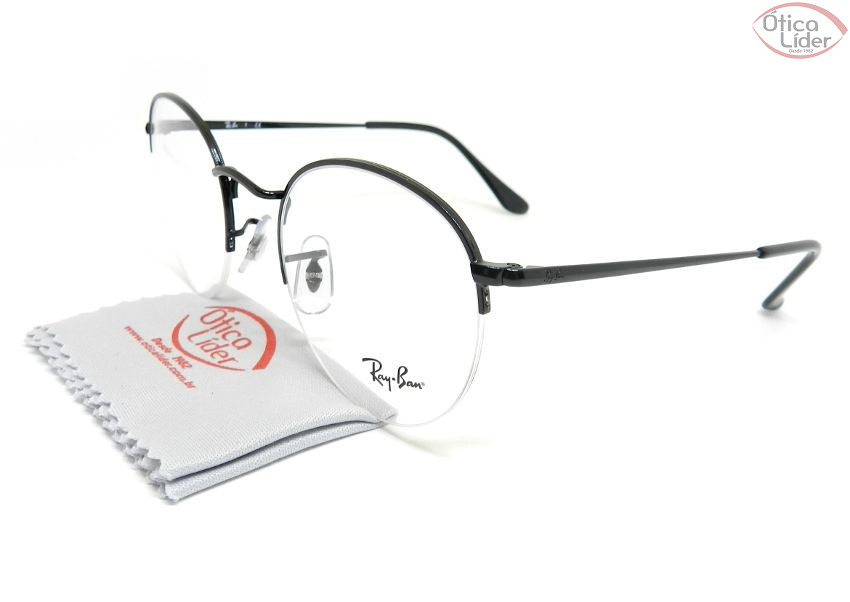 Ray-Ban RX3947v 2509 51 Round fny Metal Preto
