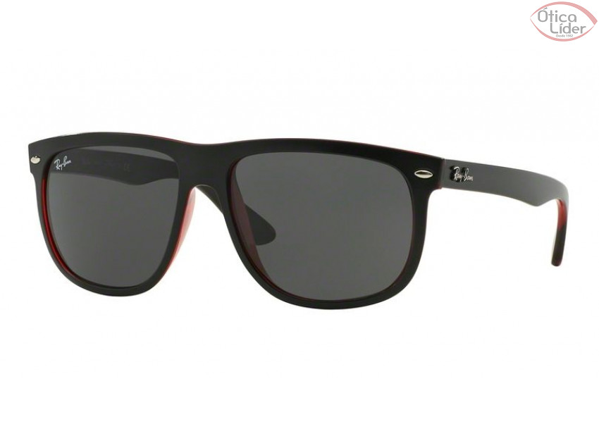 Ray-Ban RB4147 6171/87 60 Highstreet Preto / Vermelho Transparente