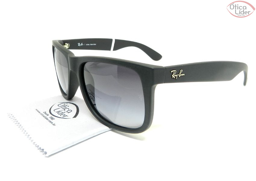RAY-BAN JUSTIN RB4165L 601/8G 55 Acetato Preto