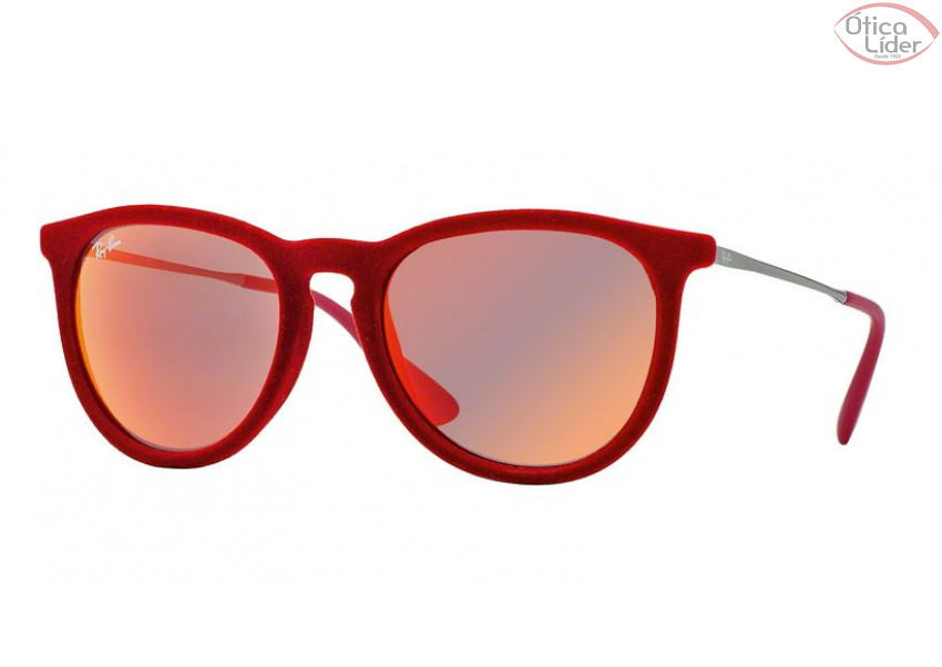 Ray-Ban RB 4171 60766q 54 Erika Acetato Veludo Vermelho