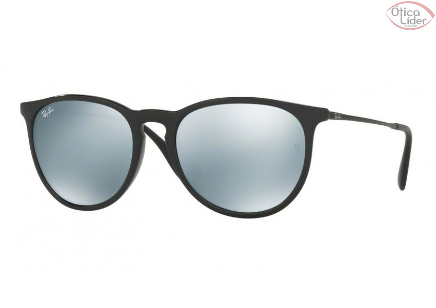 Ray-Ban RB 4171l 601/30 54 Erika Acetato Preto Espelhado Prata