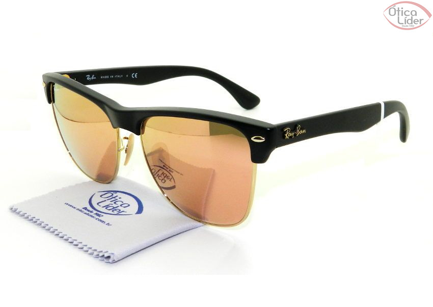 Ray-Ban RB 4175 877/z2 57 Clubmaster Acetato Preto