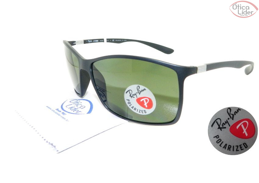 Ray-Ban RB4179 601s/9a 62 Liteforce Acetato Preto Polarizado