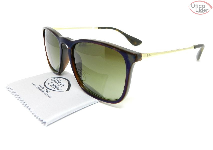 Ray-Ban RB 4187 6315/e8 54 Chris Acetato Marrom Furta Cor