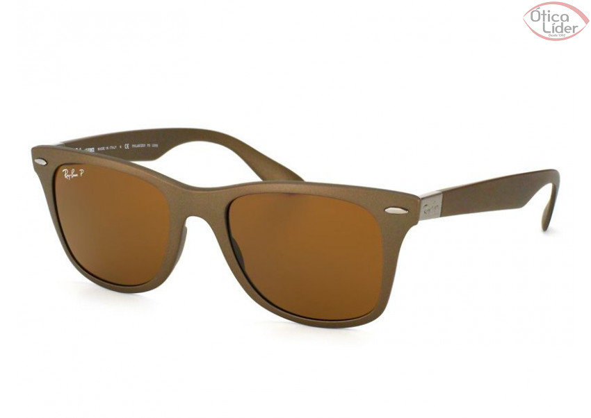 Ray-Ban RB 4195 6033/83 52 Wayfarer Marrom Polarizado