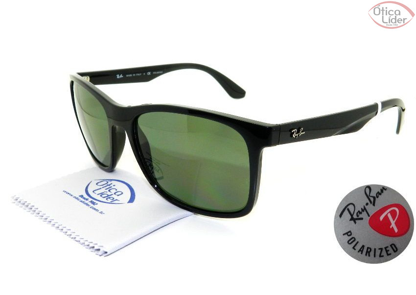 Ray-Ban RB 4232 601/9a 57 Acetato Preto Polarizado