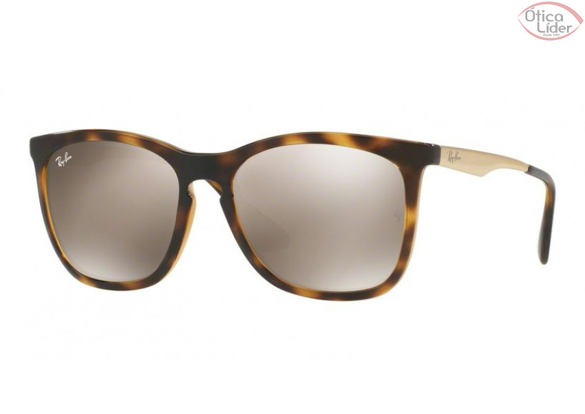 Ray-Ban RB4238l 710/5a 55 Acetato Tartaruga Espelhado