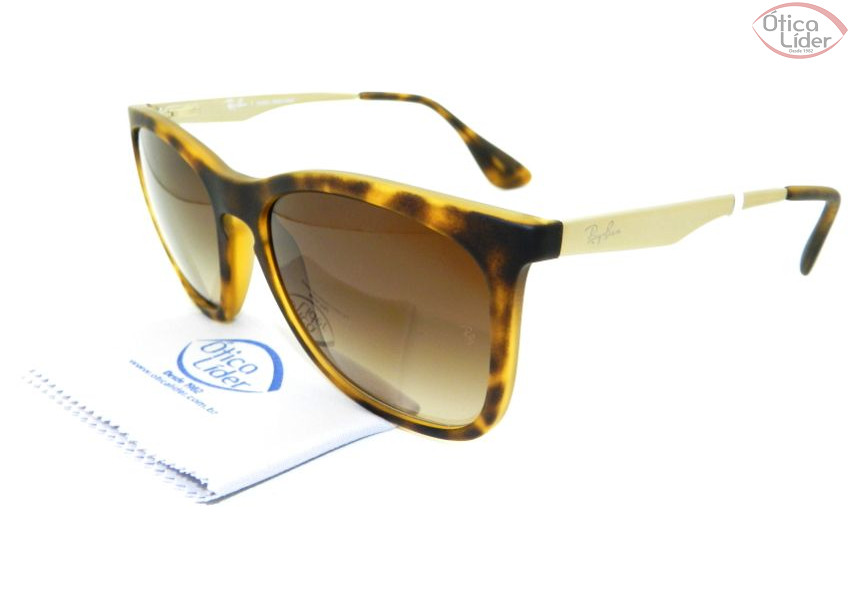 Ray-Ban RB 4238l 865/13 55 Acetato Demi / Dourado Fosco